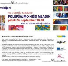 VABILO HISA MLADIH PIMP